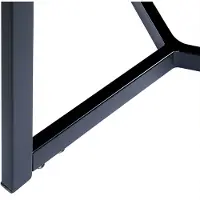 Beliani TIPPO - Bijzettafel-Donkere houtkleur-MDF
