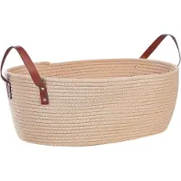 Beliani GISSAR - Manden set van 2 - Beige - Katoen