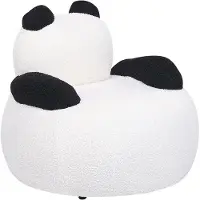 Beliani VIBY - Kinderstoel-Wit-Bouclé