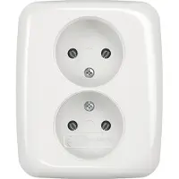 Busch Jaeger Abb Busch-Jaeger Wcd Zra 2Voudig Inbouw Wit/Wit Bj