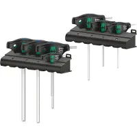 Wera 454/7 HF Set 1 Inbussleutelset Werkplaats Grootte 2.5 mm Koplengte: 100 mm 1 stuk(s)