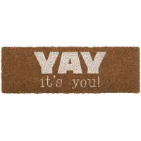Present Time deurmat yay, it's you! - 75x25x1,5cm