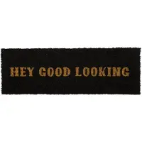 Present Time deurmat hey good looking - 75x25x1,5cm