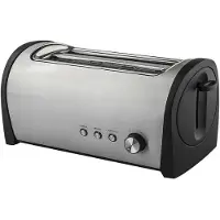 Big Buy Cooking Roestvrij Staal Broodrooster 1400w 2 Sleuven