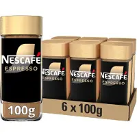 Nescafe Gold Espresso oploskoffie - 6 potten x 100g