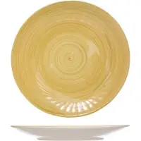 C&T Cosy & Trendy Turbolino Plat Bord - Ø 27 cm - Geel - Set-6
