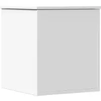 vidaXL Opbergbox 40x42x46 cm bewerkt hout wit