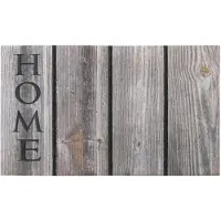 MD-ENTREE Deurmat Ecomat hout grijs 46x76 cm