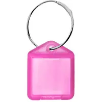 Combicraft Mini XS openklapbare sleutellabels 38x22mm pink - 100 stuks