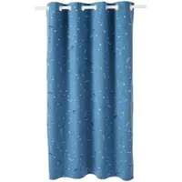 Vertbaudet Glow-in-the-dark oogjesgordijn met sterretjesprint blauw