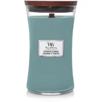 Woodwick Hourglass Large Geurkaars - Evergreen Cashmere - 130 branduren