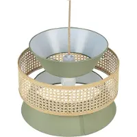 Beliani LUYANO - Hanglamp - Natuurlijk - Polyester
