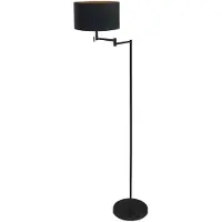 Steinhauer Vloerlamp Bella zwart