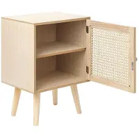 Beliani ALMO - Nachtkastje-Lichte houtkleur-MDF