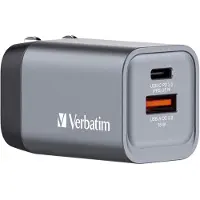 Verbatim - GNC-35 GaN Charger 2 Port 35W USB-A/USB-C