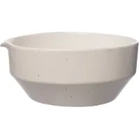 ERNST kom met tuit natuurwit H9 cm Ø20 cm