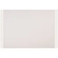 Beliani YARSA - Plaid-Beige-Katoen