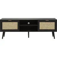 Beliani OPOCO - TV-kast-Zwart-MDF