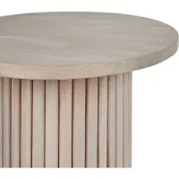 Beliani LEMONT - Salontafel - Lichthout - Mangohout