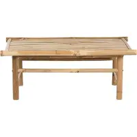 Beliani TODI - Salontafel-Lichte houtkleur-Bamboehout
