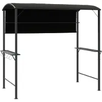 vidaXL Paviljoen met dak, 220x110x200 cm, antraciet