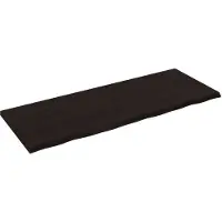 vidaXL Wandschap behandeld massief eikenhout donkerbruin