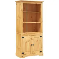 vidaXL Wandkast Mexicaans grenenhout Corona-stijl 80x40x170 cm