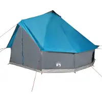 vidaXL Tipitent voor gezin 12-persoons waterdicht blauw