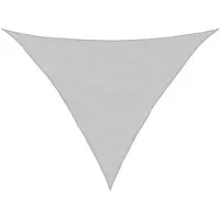 vidaXL Zonnezeil 3x3x4,24 m 100% polyester oxford lichtgrijs