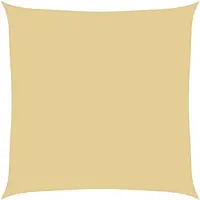 vidaXL Zonnezeil 4,5x4,5 m 100% polyester oxford zandkleurig