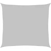 vidaXL Zonnezeil 3x2,5 m 100% polyester oxford lichtgrijs