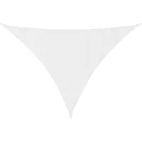 vidaXL Zonnezeil 7x5x5 m 100% polyester oxford wit