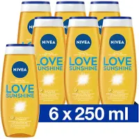 Nivea 6x Douchegel Love Sunshine 250 ml
