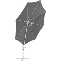 Beliani SAVONA II - Cantilever parasol-Grijs-Polyester