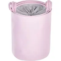 Beliani ARCHA - Wasmanden-Roze-Polyester