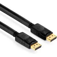 PureLink PI5000-100 Câble de connexion DisplayPort (4K UltraHD (2160p), Ethernet), DisplayPort mâle (20 broches) à DisplayPort mâle (20 broches), certifié, 10,0m, noir