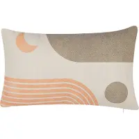 Beliani Decoratieve kussens, Bilianis Lumarko 2 dekoratyvinės pagalvės, abstraktus 30 x 50 cm daugispalvis MELAMINAS! (30 x 50 cm)