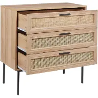 Beliani PASCO - Commode-Lichte houtkleur-Vezelplaat