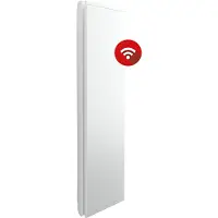 DRL Products ICON WI-FI Elektrische Verticale Paneelradiator 2000 Watt (45cm x 180cm) | Wit (RAL 9003)