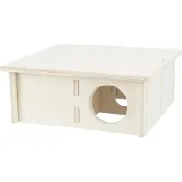 Trixie Knaagdierenhuis 4 kamers 25x10x25 cm hout
