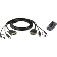 Aten 2L-7D02UDX2 USB DVI-D Dual-Link Secure KVM Kabel Set