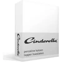 Cinderella Topper Hoeslaken White (Katoen)-200 x 200 cm