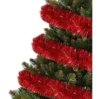Springos Kerstslinger Guirlande 6 m Rood