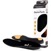 52bones GameTech Low Arch - premium inlegzolen met lage voetboog - optimale demping hiel en voorvoet - geschikt voor voetbal, tennis, hockey en volleybal - maat 39/40 - 1 paar