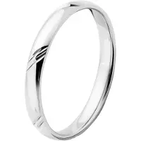 Orphelia OR9671/25/NY/62 - Wedding ring - Witgoud 9K