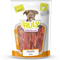 Truly 15x Hondensnack Fillets Deer 85 Gr