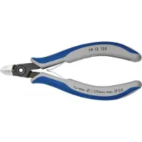 Knipex 79 12 125 Elektronica en fijnmechanica Zijkniptang Met facet 125 mm