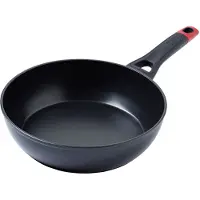 Pyrex - Optima Koekenpan Ø 28 cm - Zwart - Rood - Aluminium