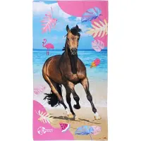 Penny Badlaken Tess - Badlaken - Strandlaken - 70 X 140 CM - Paarden Spullen - Paarden - Paardencadeaus - Paard - Pony - Veulen - Badlaken Meisje - Handdoek - Paarden Spullen