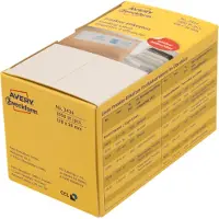 Avery Frankeeretiket Avery 3435 135x38mm 1000 stuks